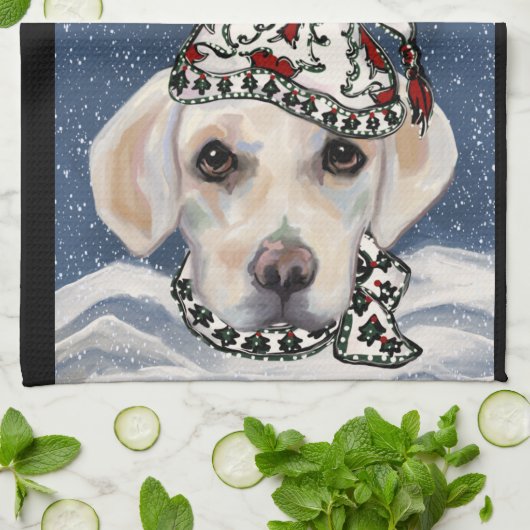 Labrador Retriever    Theedoek (Gevouwen)