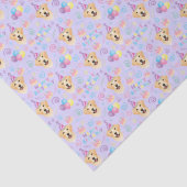 Labrador Retriever Tissue Paper in Purple Tissuepapier (Detail)