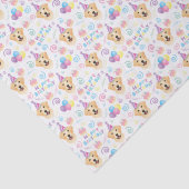 Labrador Retriever Tissue Paper in White Tissuepapier (Detail)