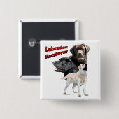 Labrador Retriever Trio 2 - Button (Voorkant /achterkant)