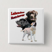 Labrador Retriever Trio 2 - Button (Voorkant)