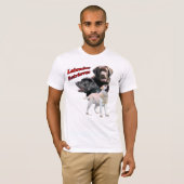 Labrador Retriever Trio 2 T-shirt (Voorkant volledig)