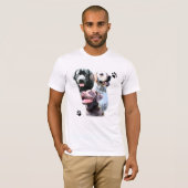 Labrador Retriever Trio T-shirt (Voorkant volledig)