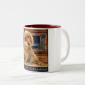 Labrador retriever Tweekleurige koffiemok (Voorkant rechts)