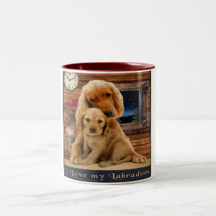 Labrador retriever Tweekleurige koffiemok