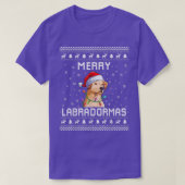 Labrador Retriever Ugly KerstSweater Labrador T-shirt (Design voorkant)