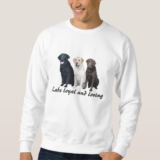 Labrador Retriever Unisex Sweatshirt (Voorkant)