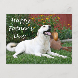 Labrador Retriever Vaderdag briefkaart