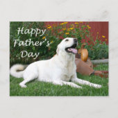 Labrador Retriever Vaderdag briefkaart (Voorkant)