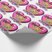 Labrador Retriever Valentijnsdag Cadeaupapier (Hoek)