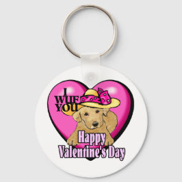 Labrador Retriever Valentijnsdag Cadeaus Sleutelhanger