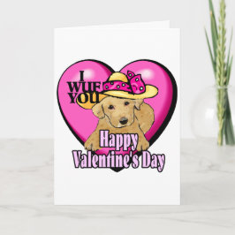 Labrador Retriever Valentijnsdag Gifts Feestdagen Kaart
