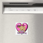 Labrador Retriever Valentijnsdag Gifts Magneet (Insitu (Vaatwasser))