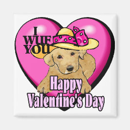 Labrador Retriever Valentijnsdag Gifts Magneet