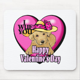 Labrador Retriever Valentijnsdag Gifts Muismat