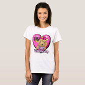 Labrador Retriever Valentijnsdag Gifts T-shirt (Voorkant volledig)