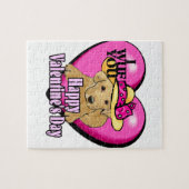 Labrador Retriever Valentijnsdag Legpuzzel (Horizontaal)