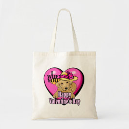 Labrador Retriever Valentijnsdag Tote Bag