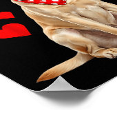 Labrador Retriever Valentines Day Dog Lover Heart  Poster (Hoek)