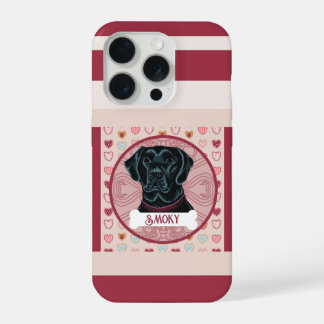 Labrador  Retriever Valentines iPhone 11 Pro Case  iPhone 15 Pro Case