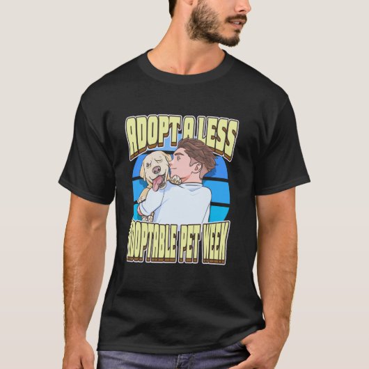 Labrador Retriever van 'Adopt a Less-Adoptable Pet T-shirt (Voorkant)