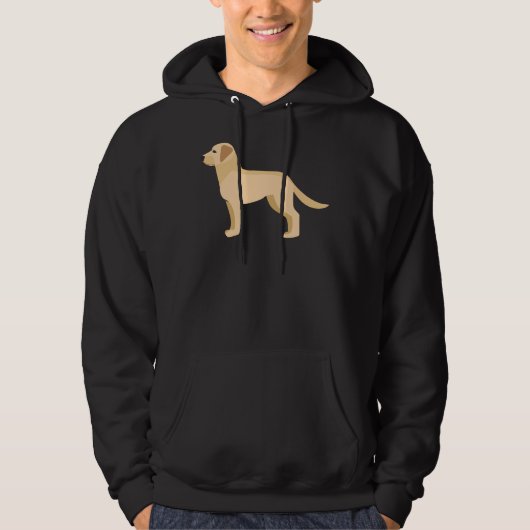 Labrador Retriever Vector Active Hoodie (Voorkant)
