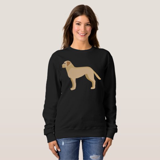 Labrador Retriever Vector Active Trui (Voorkant volledig)