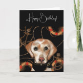 Labrador Retriever Verjaardag Bedankkaart (Voorkant)