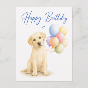 Labrador Retriever Verjaardag Briefkaart