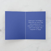 Labrador Retriever Verjaardag Gele Lab Puppy Hond Kaart (Binnen)