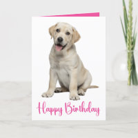 Labrador Retriever Verjaardag Yellow Lab Puppy Hon