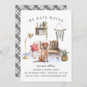 Labrador Retriever | Verplaatsingsaankondiging Aankondiging (Voorkant / Achterkant)