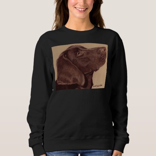 Labrador Retriever Vignette Trui (Voorkant)