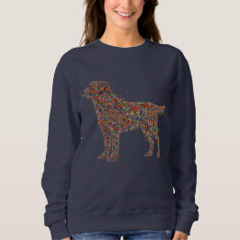 Labrador Retriever Vlinder Silhouet Hondenliefhebb Trui