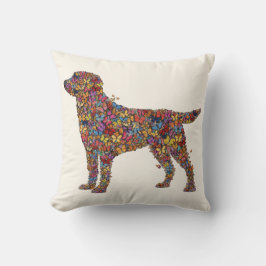 Labrador Retriever Vlindero silhouette | Dog Mama Kussen