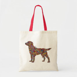 Labrador Retriever Vlindero silhouette | Dog Mama Tote Bag