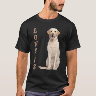 Labrador Retriever Vrouwen Mannen Kinderen White L T-shirt