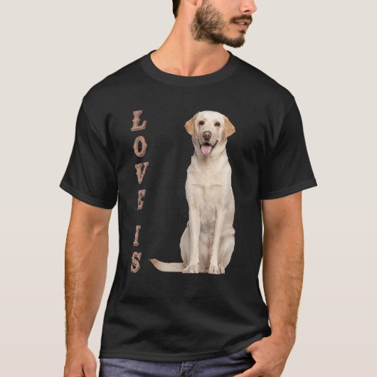 Labrador Retriever Vrouwen Mannen Kinderen White L T-shirt (Voorkant)