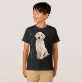 Labrador Retriever Vrouwen Mannen Wit Lab Mama Pap T-shirt (Voorkant volledig)