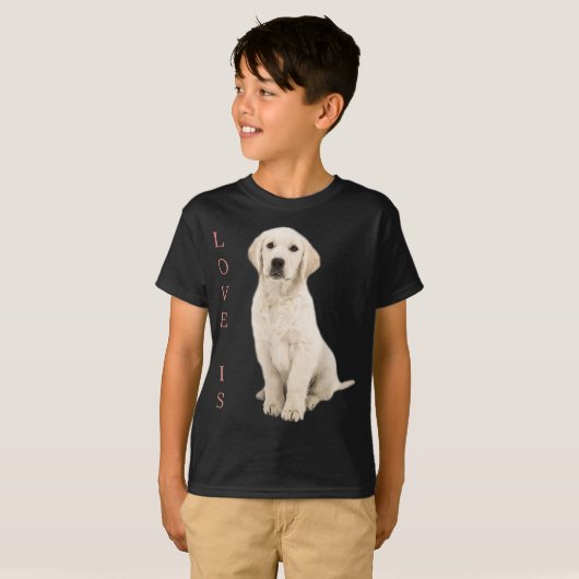 Labrador Retriever Vrouwen Mannen Wit Lab Mama Pap T-shirt (Voorkant volledig)
