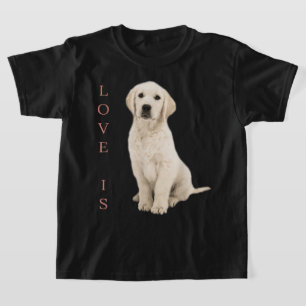 Labrador Retriever Vrouwen Mannen Wit Lab Mama Pap T-shirt