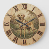  Labrador Retriever - Wall Clock  Grote Klok (Voorkant)