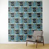 Labrador Retriever Wandkleed (In situ)
