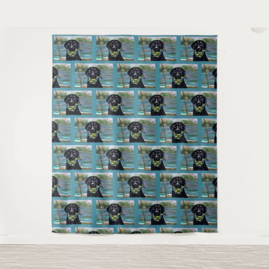Labrador Retriever Wandkleed (Voorkant)