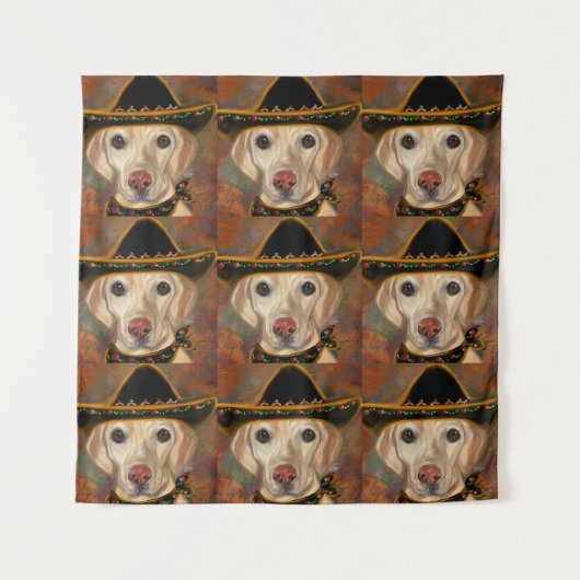 Labrador Retriever Wandkleed (Voorkant)
