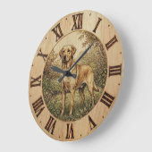 Labrador Retriever - Wandklok (Hoek)