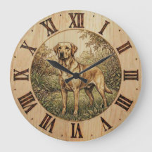 Labrador Retriever - Wandklok