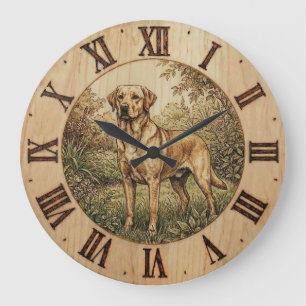 Labrador Retriever - Wandklok