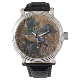 Labrador Retriever Watch, Duck Hunting Horloge