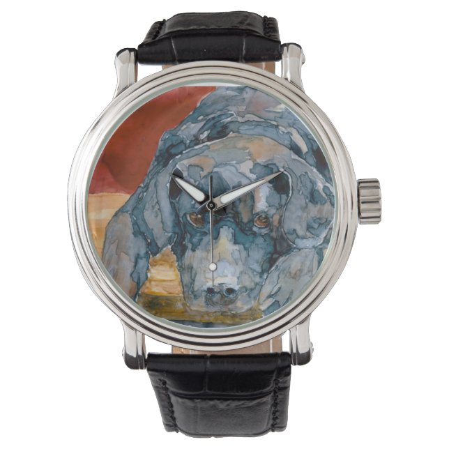 Labrador Retriever Watch Horloge (Voorkant)